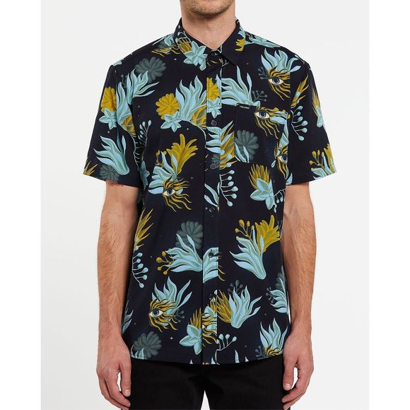 Volcom Solarizer Button Down Short Sleeve Shirt - Picture 1 of 7